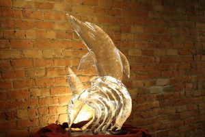The sculpture of glass is the piece of art you should move with professional help