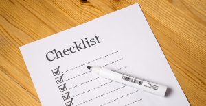 A check list